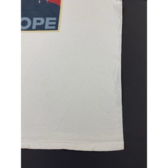 Rare Vintage Y2K Lil Wayne Hip Hop Rap Tee Hope Logo Art Style White Medium Tee - Picture 6 of 13